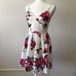 Floral V-Neck Dress